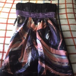 Strapless flowie dress